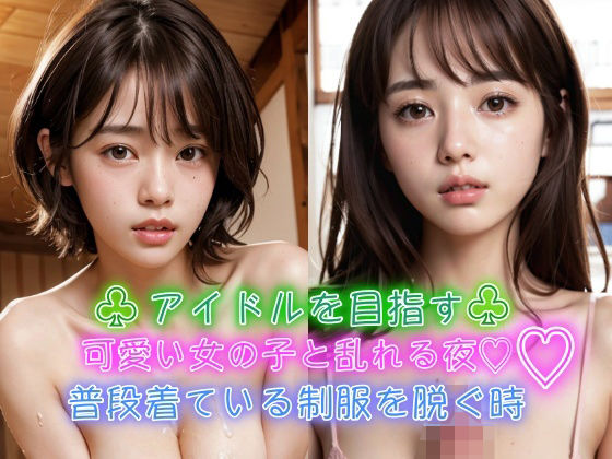【アイドルを目指す可愛い女の子と乱れる夜 普段着ている制服を脱ぐ時 巨乳清純派美女と学校には秘密の援○交際】サファイアくじら