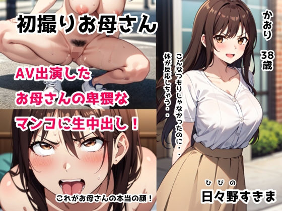 【初撮りお母さん AV出演したお母さんの卑猥なマンコに生中出し】日々野すきま