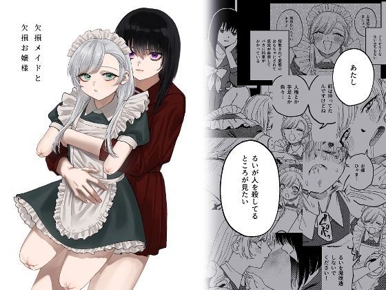 【欠損メイドと欠損お嬢様】メガブラック