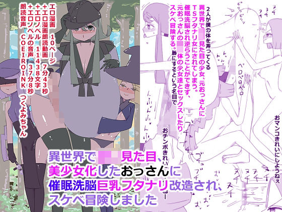【異世界で美少女化したおっさんに催●洗脳巨乳フタナリ改造され、スケベ冒険しました】アチュネット