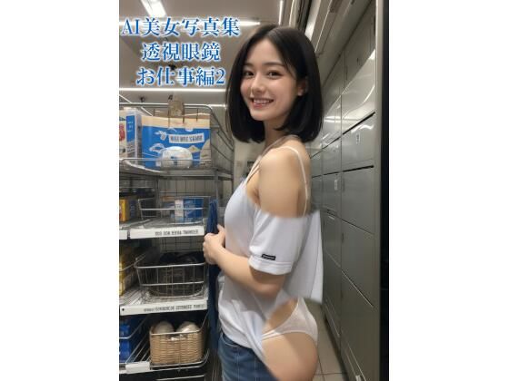 【AI美女写真集 透視眼鏡 お仕事編2】R-factory