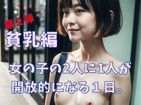 【【貧乳編】女の子の2人に1人が開放的になる1日。第2弾】本物質感女子