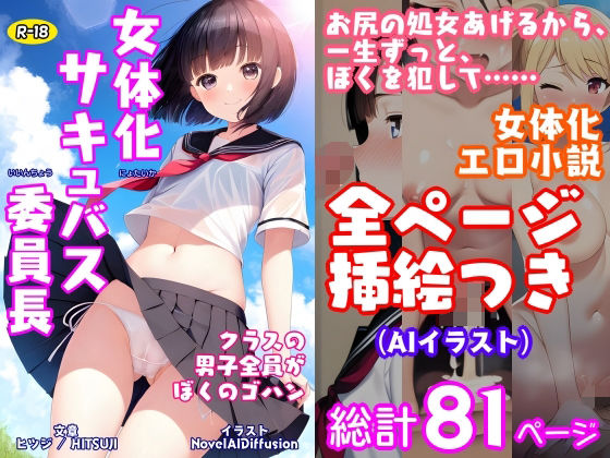 【女体化サキュバス委員長 クラスの男子全員がぼくのゴハン】ひつじ牧場