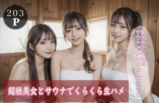 【超絶美女とサウナでくらくら生ハメ】AIコスプレ美女