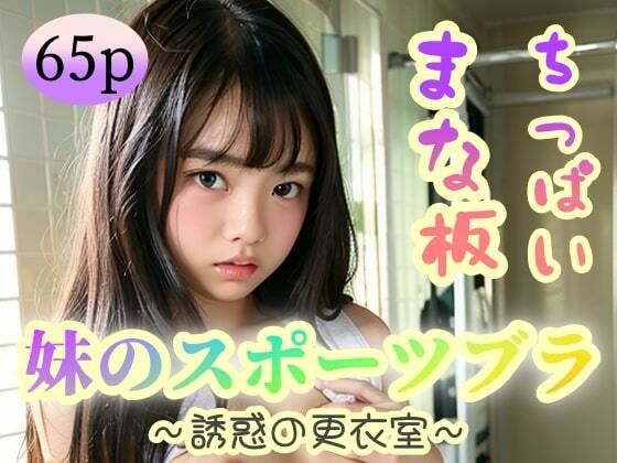 【【まな板】【ちっぱい】妹のスポーツブラ〜誘惑の更衣室〜】紐をギュッとね