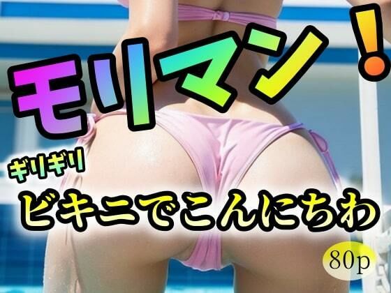 【モリマン！ギリギリビキニでこんにちわ】極太バッハ