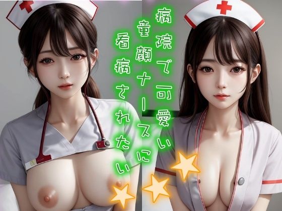 【病院で可愛い童顔ナースに看病されたい 巨乳看護師と秘密の時間】メロりーな
