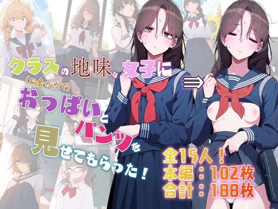 【クラスの地味な女子に（お金の力で）おっぱいとパンツを見せてもらった！】非日常データ