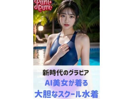 【新時代のグラビア:AI美女が着る大胆なスクール水着】美女開発部門