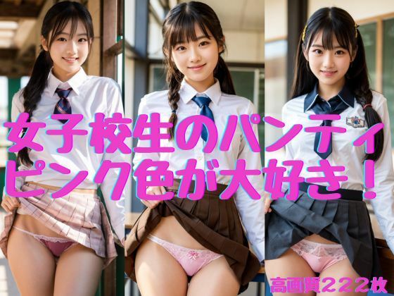 【【女子校生のパンティ】ピンク色が大好き！】AI_Shiteru