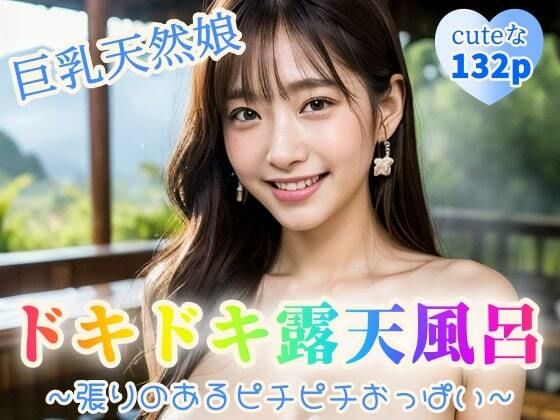【【巨乳天然娘】ドキドキ露天風呂〜張りのあるピチピチおっぱい〜【132p】】エスカルゴジョー