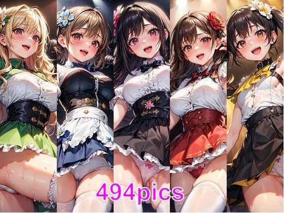 【イマイチ売れないアイドルグループが、Pにそそのかされて枕営業をするCG集】妄想サチュレーション