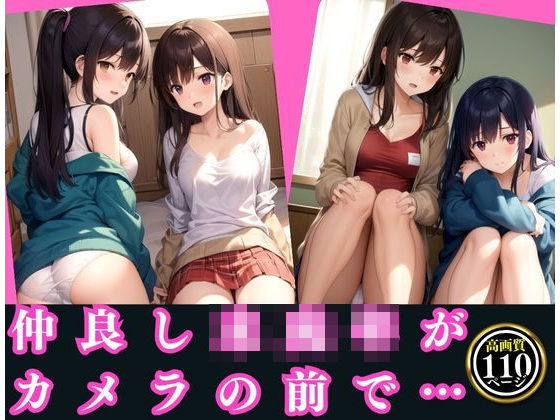 【仲良しな女友達がカメラの前でエッチなポーズ】おやすみOLちゃん