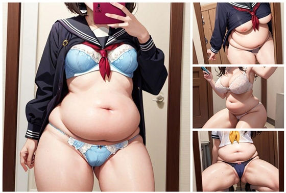 【恥ずかしいケド見てほしい… 自撮りに目覚めた女の子たち 〜ムチムチ編〜】すてい麺