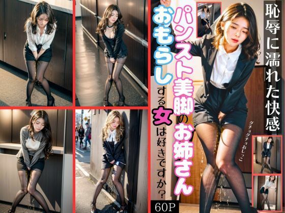 【おもらしするパンスト美脚のお姉さん】美女とお散歩