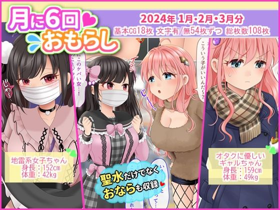 【月に6回おもらし〜2024年1月2月3月〜】mikkyway