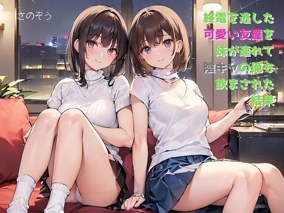 【【小説】終電を逃した可愛い友達を妹が連れて陰キャの俺も飲まされた結果】さのぞう