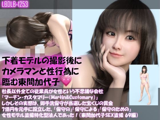 【【▲100】社長以外全ての従業員が女性という不思議な会社『マーチン・カスタマリー（Martin＆Customary；）』しかしその実態は、御手洗保守が当選した宝くじの賞金7億円を元手に設立した、「保守の」「保守による」「保守のための」女性モデル盗撮特化型法人であった！（東間加代子の撮影現場のSEX盗撮:69編）】Libido-Labo