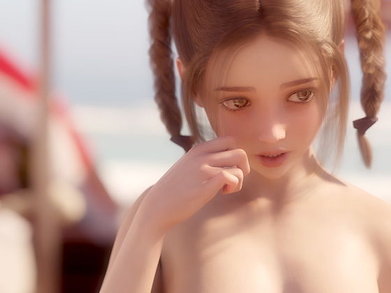【グラビア風ヌードCG集01】シュガーナイト