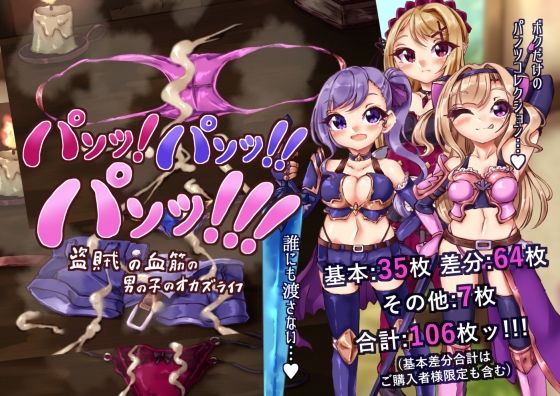 【パンツ！パンツ！！パンツ！！！盗賊の血筋の男の子のオカズライフ】Ame司のおしろあめじ城