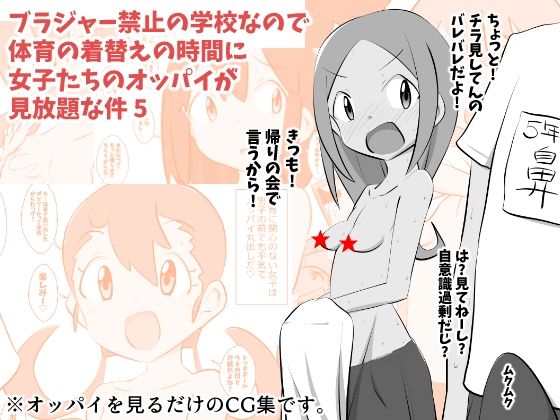 【ブラジャー禁止の学校なので体育の着替えの時間に女子たちのオッパイが見放題な件 5】ねこパイソン