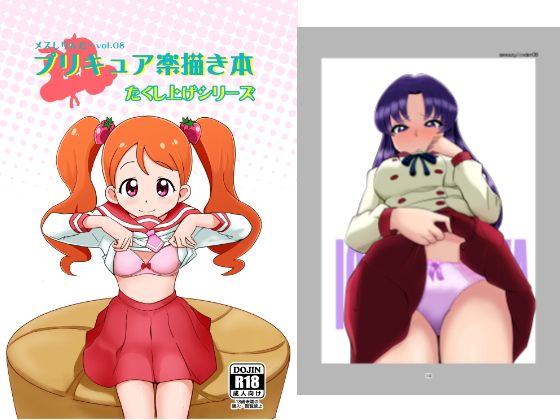 【メスしりんだ〜Vol.08 プリキュア楽描き本 たくし上げシリーズ】メスしりんだー