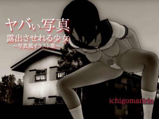 【ヤバい写真〜強●的に露出させられる少女】同人美少女イラスト