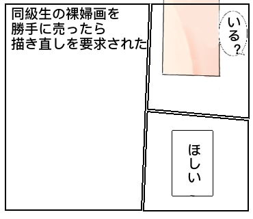 【同級生の裸婦画を勝手に売ったら描き直しを要求された】たちばな