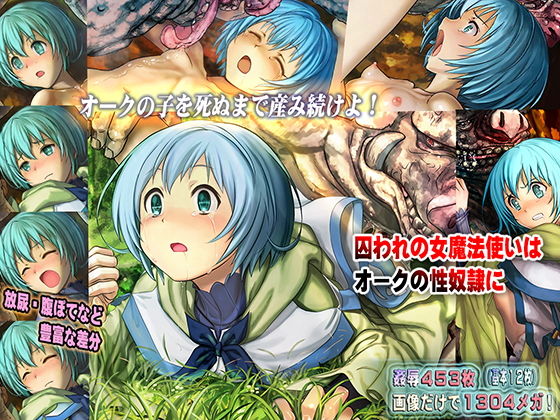 【囚われの女魔法使いは オークの性奴●に】妖怪あんかけ