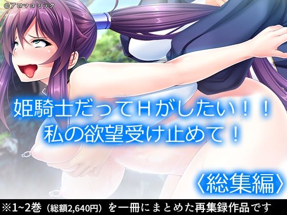 【姫騎士だってHがしたい！！私の欲望受け止めて！ ＜総集編＞】アロマコミック