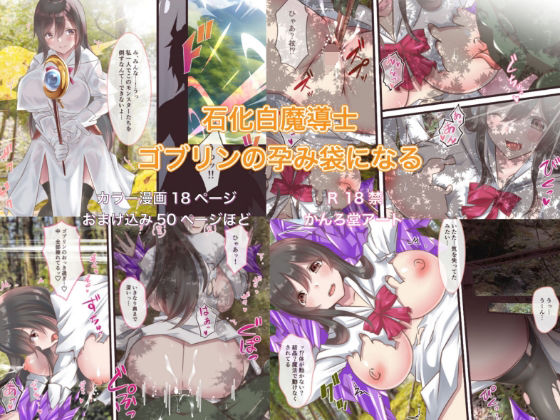 【石化白魔導士ゴブリンの孕み袋になる】かんろ堂アート