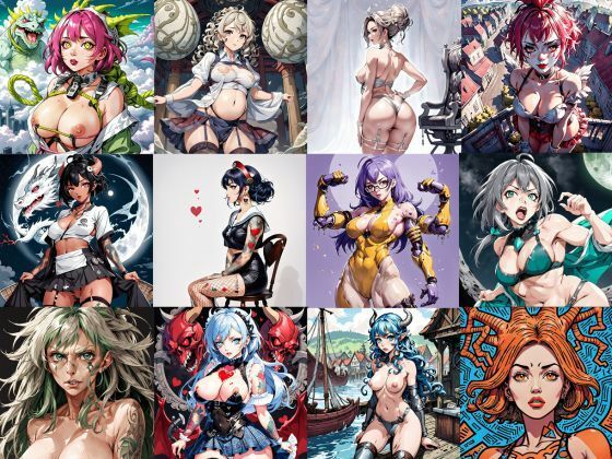 【500枚 同じの無し ワンショット単発アニメ画像詰め合わせ福袋エロCGイラスト集 Vol.07】クリムト画廊