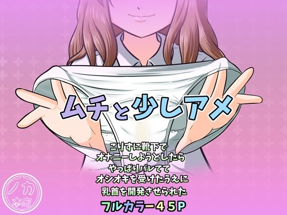 【ムチと少しアメ〜こりずに靴下でオナニーしようとしたらやっぱりバレててオシオキを受けたうえに乳首を開発させられた〜】ノカ