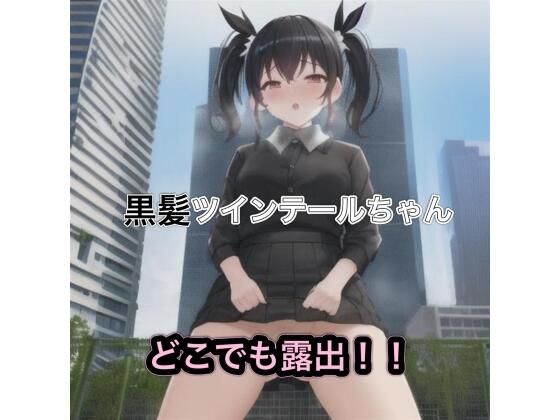 【黒髪ツインテールちゃんのどこでも露出！！】まんまんちん