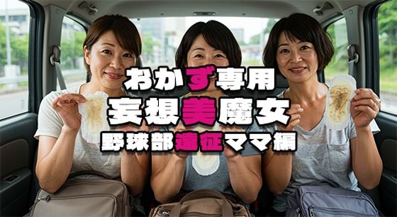 【【おかず専用】妄想美魔女〜野球部遠征ママ編〜】AI美魔女
