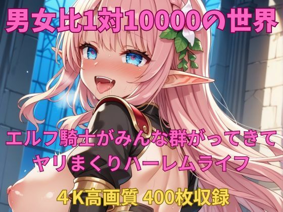 【男女比1対10000の世界 エルフ騎士達とセックスし放題でちんぽが乾く暇もないヤリ放題ハーレムライフ！！】TailorFetiAI-Pix