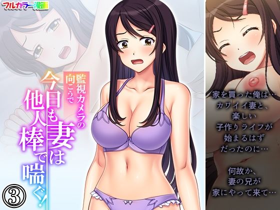 【監視カメラの向こうで今日も妻は他人棒で喘ぐ！ 3巻】あまからや
