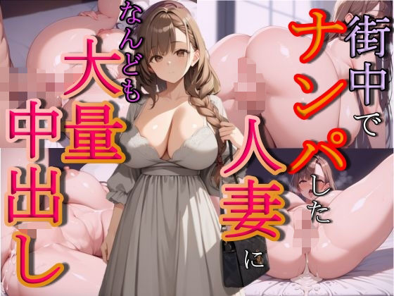 【街中でナンパした人妻に何度も大量中出し】謎の光