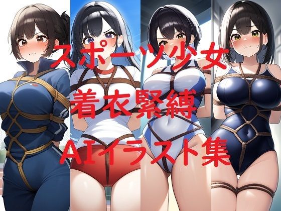 【スポーツ少女着衣緊縛AIイラスト集】Love and peace