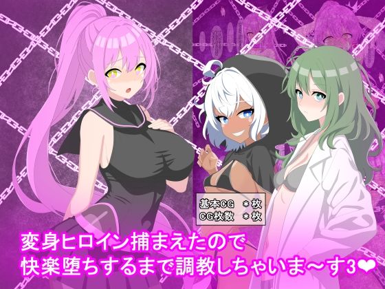 【変身ヒロイン捕まえたので快楽堕ちするまで調教しちゃいま〜す3】けーえぬべーす